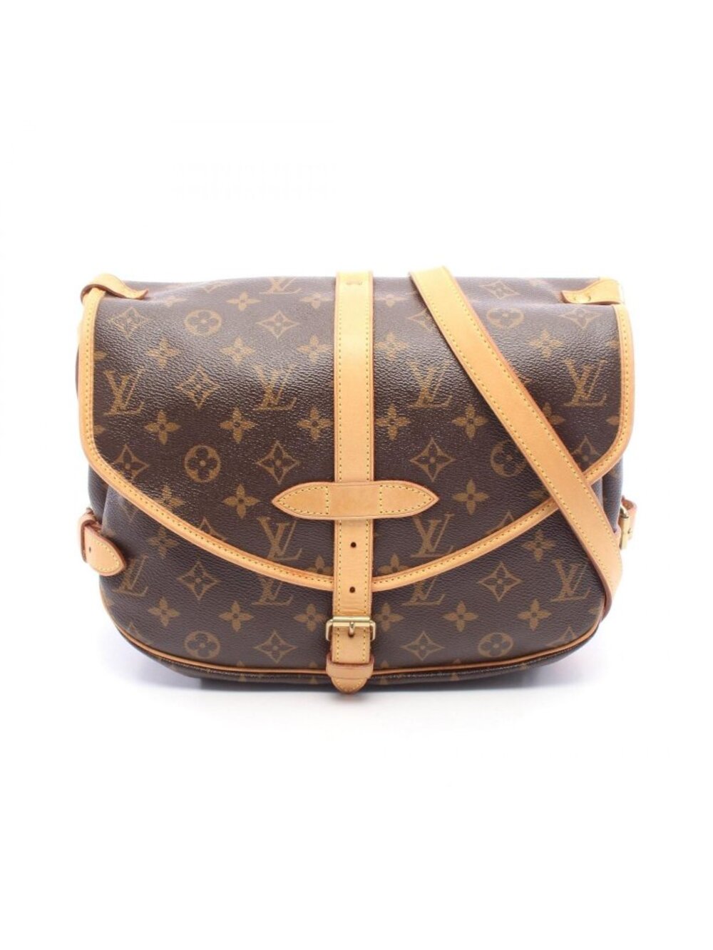 Louis Vuitton Shoulder Bag Saumur 30 Leather